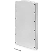 Emuca 7085025 Laterales de Montaje para Colgador Abatible- Gris Metalizado- Suplemento 2 un